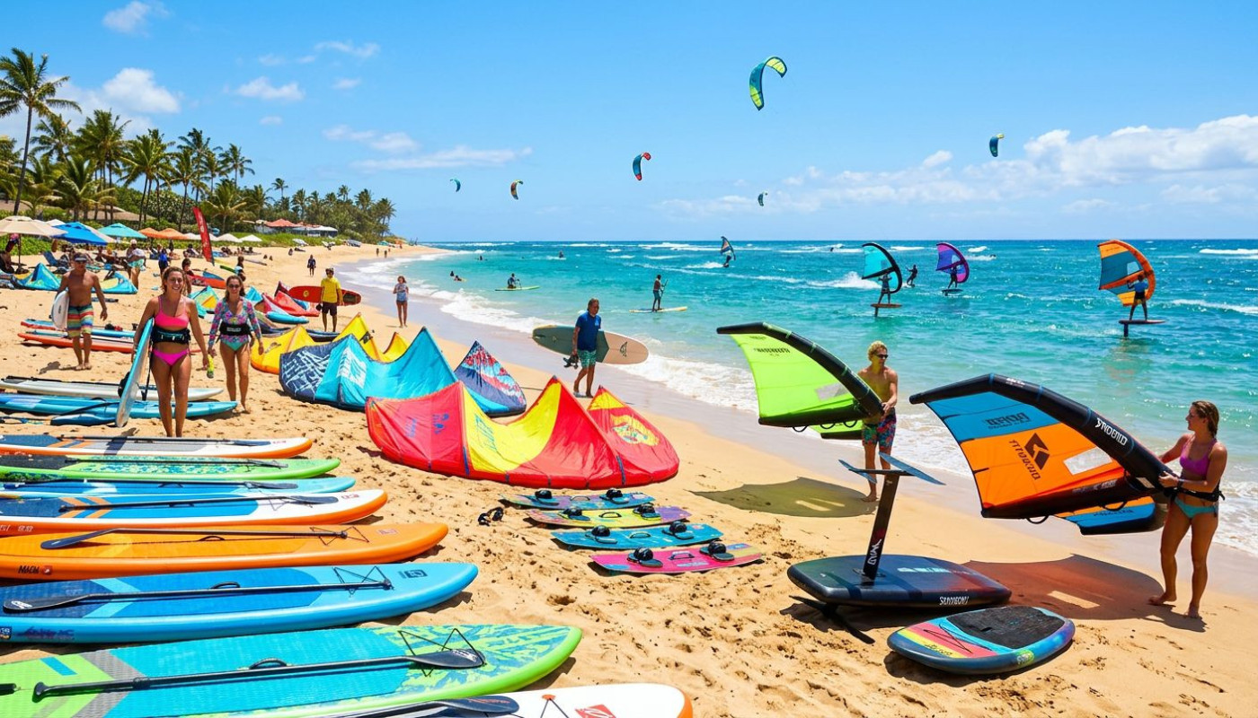 ¿Cómo elegir el equipo adecuado para kitesurf, SUP y wingfoil?